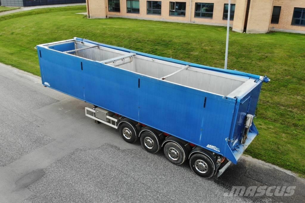 AMT TK400 4 akslet 60 m3 fisketrailer Semi-trailer med tip