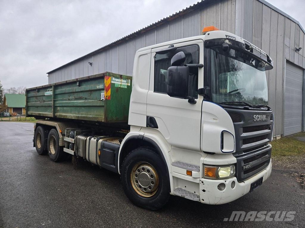 Scania P400 6X2 MULTILIFT + BOX 吊鉤式起重車