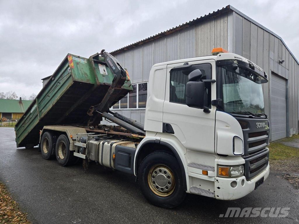 Scania P400 6X2 MULTILIFT + BOX 吊鉤式起重車