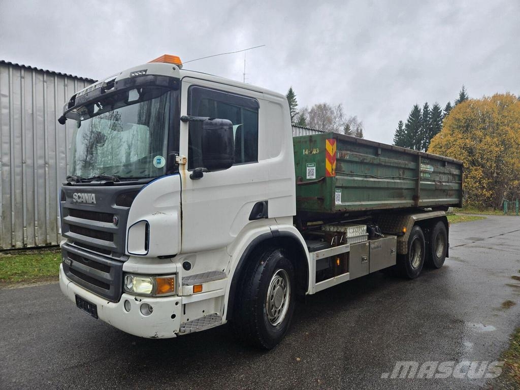 Scania P400 6X2 MULTILIFT + BOX 吊鉤式起重車