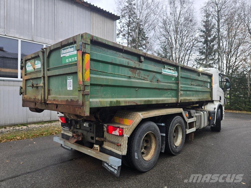 Scania P400 6X2 MULTILIFT + BOX 吊鉤式起重車