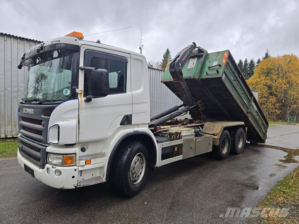 Scania P400 6X2 MULTILIFT + BOX 吊鉤式起重車
