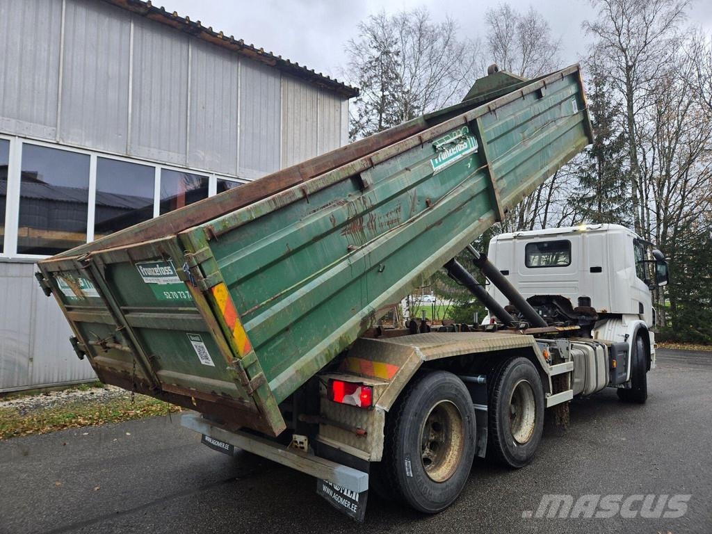 Scania P400 6X2 MULTILIFT + BOX 吊鉤式起重車