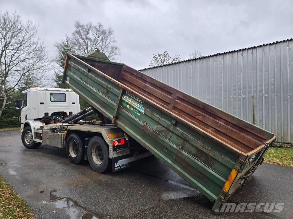 Scania P400 6X2 MULTILIFT + BOX 吊鉤式起重車
