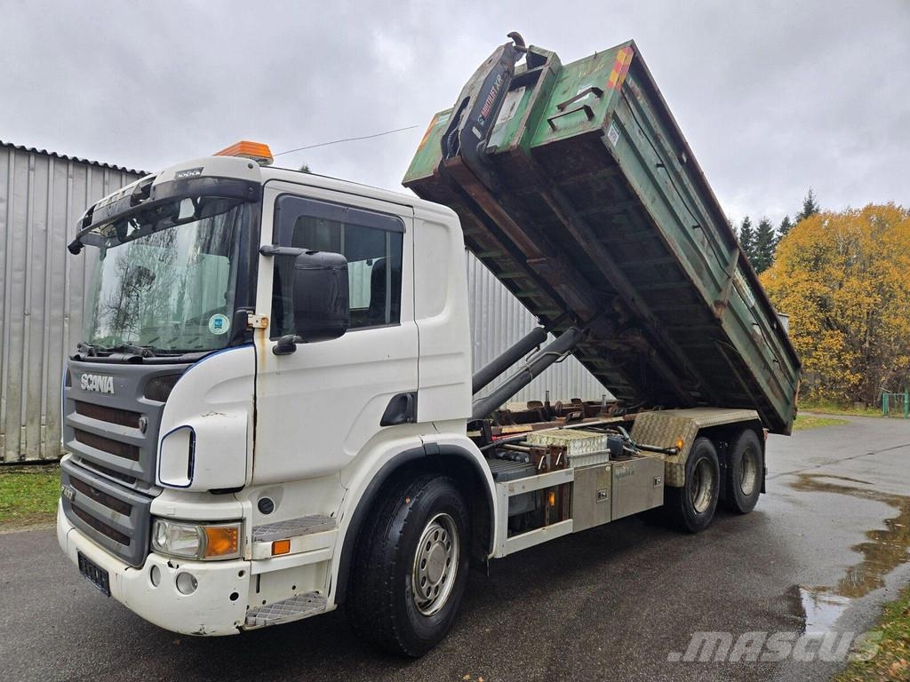 Scania P400 6X2 MULTILIFT + BOX 吊鉤式起重車
