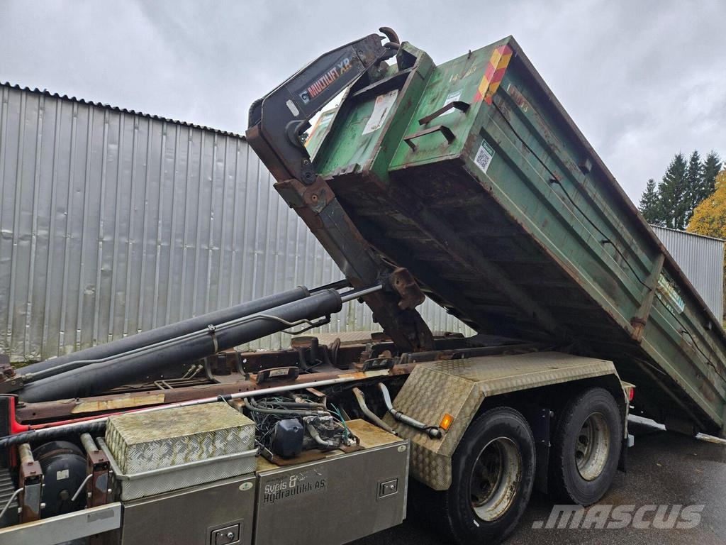 Scania P400 6X2 MULTILIFT + BOX 吊鉤式起重車