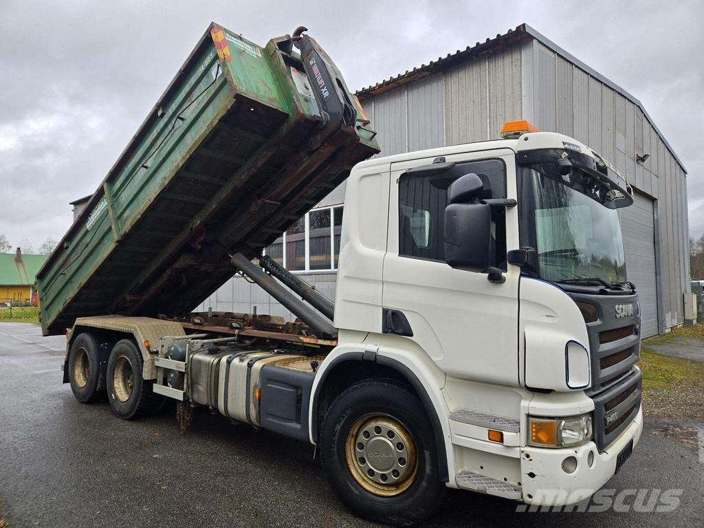 Scania P400 6X2 MULTILIFT + BOX 吊鉤式起重車