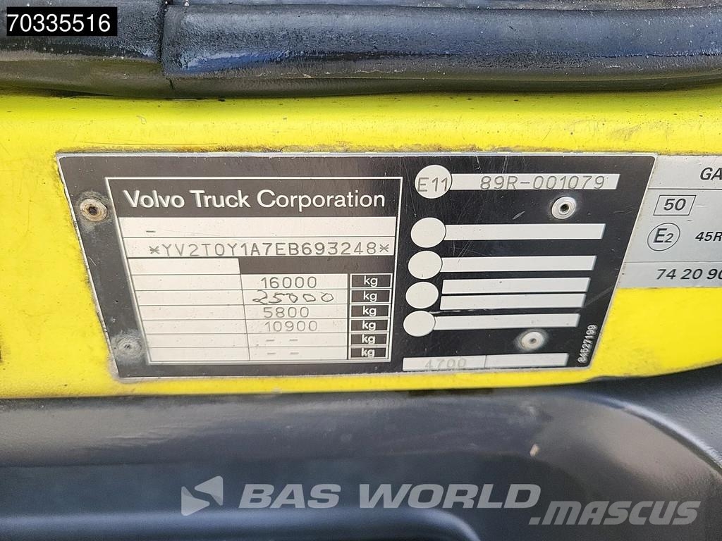 Volvo FL 280 FL 4X2 16tonner LOW Mileage! 1500kg Ladebor Bakwagens met gesloten opbouw