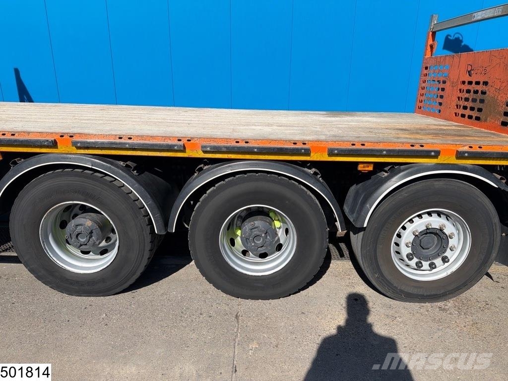 Scania P 450 8x4, EURO 6, Retarder, PTO, Hiab Camiones de cama baja