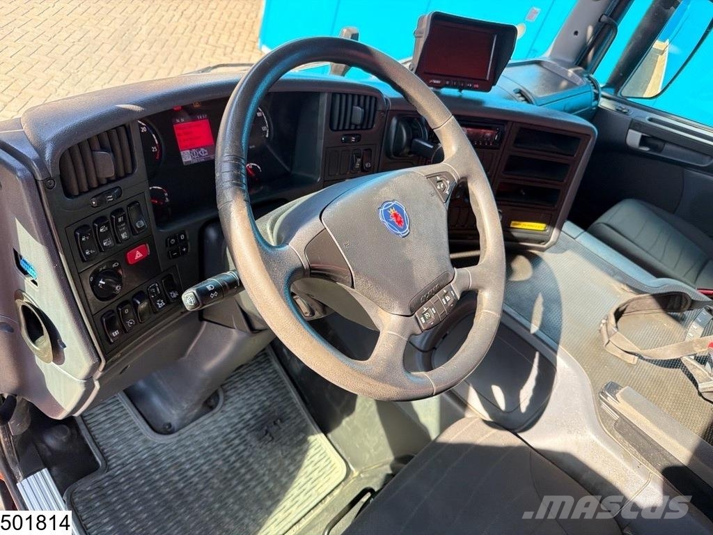 Scania P 450 8x4, EURO 6, Retarder, PTO, Hiab Camiones de cama baja