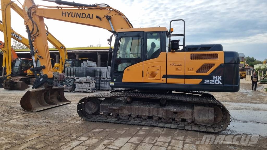 Hyundai HX 220 L Vikšriniai ekskavatoriai