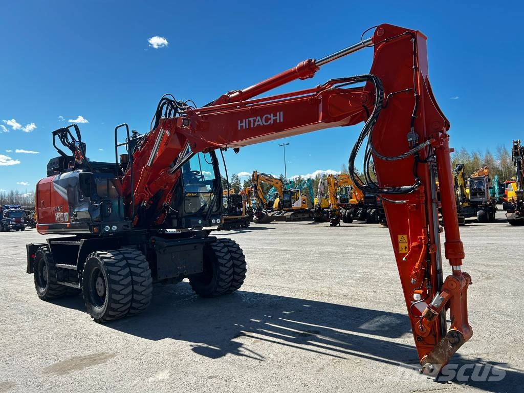Hitachi ZX 155 W-7 / Hieno kone, Stage V, Rasvari! Εκσκαφείς με τροχούς - λάστιχα