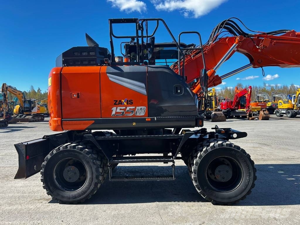 Hitachi ZX 155 W-7 / Hieno kone, Stage V, Rasvari! Εκσκαφείς με τροχούς - λάστιχα