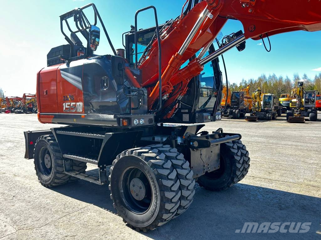 Hitachi ZX 155 W-7 / Hieno kone, Stage V, Rasvari! Εκσκαφείς με τροχούς - λάστιχα