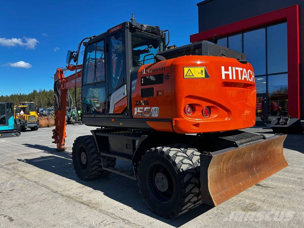 Hitachi ZX 155 W-7 / Hieno kone, Stage V, Rasvari! Εκσκαφείς με τροχούς - λάστιχα