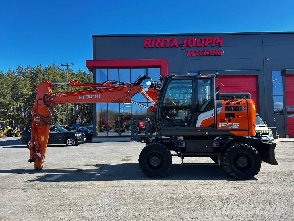 Hitachi ZX 155 W-7 / Hieno kone, Stage V, Rasvari! Εκσκαφείς με τροχούς - λάστιχα