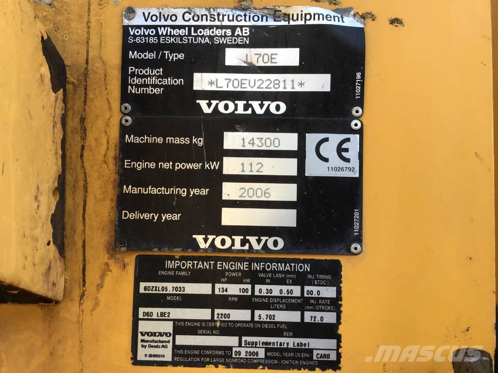 Volvo L 70 E 轮式装载机