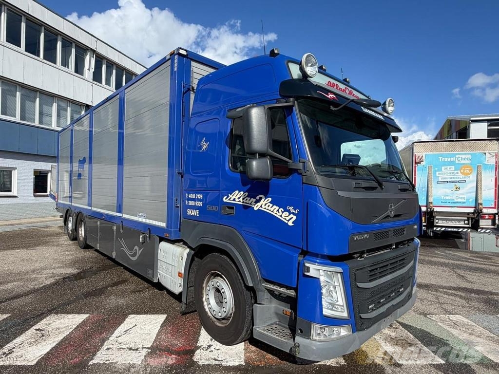 Volvo FM 500 6X2 EURO 6 + MENKE Kamioni za prevoz životinja