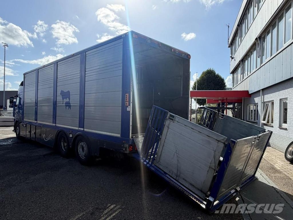 Volvo FM 500 6X2 EURO 6 + MENKE Kamioni za prevoz životinja