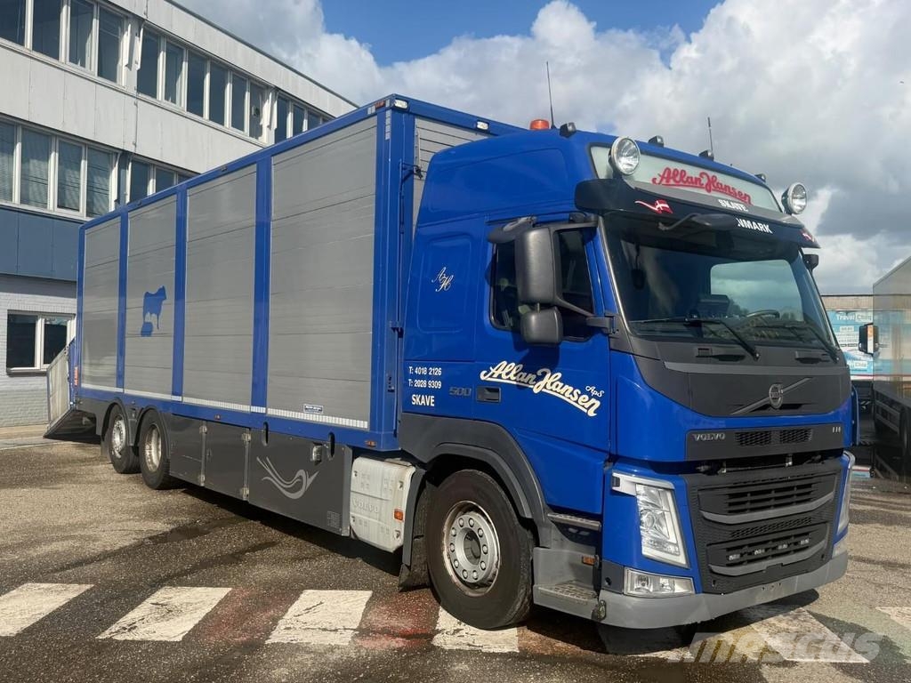 Volvo FM 500 6X2 EURO 6 + MENKE Kamioni za prevoz životinja