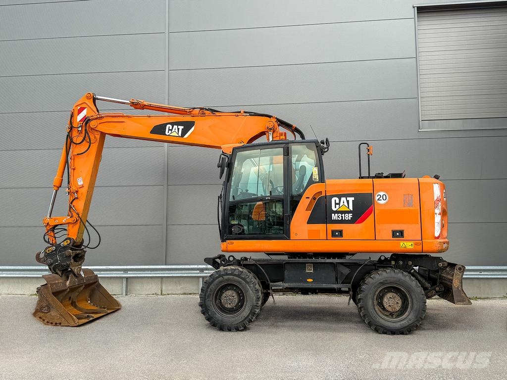 CAT M318F Ekskavatori uz riteņiem