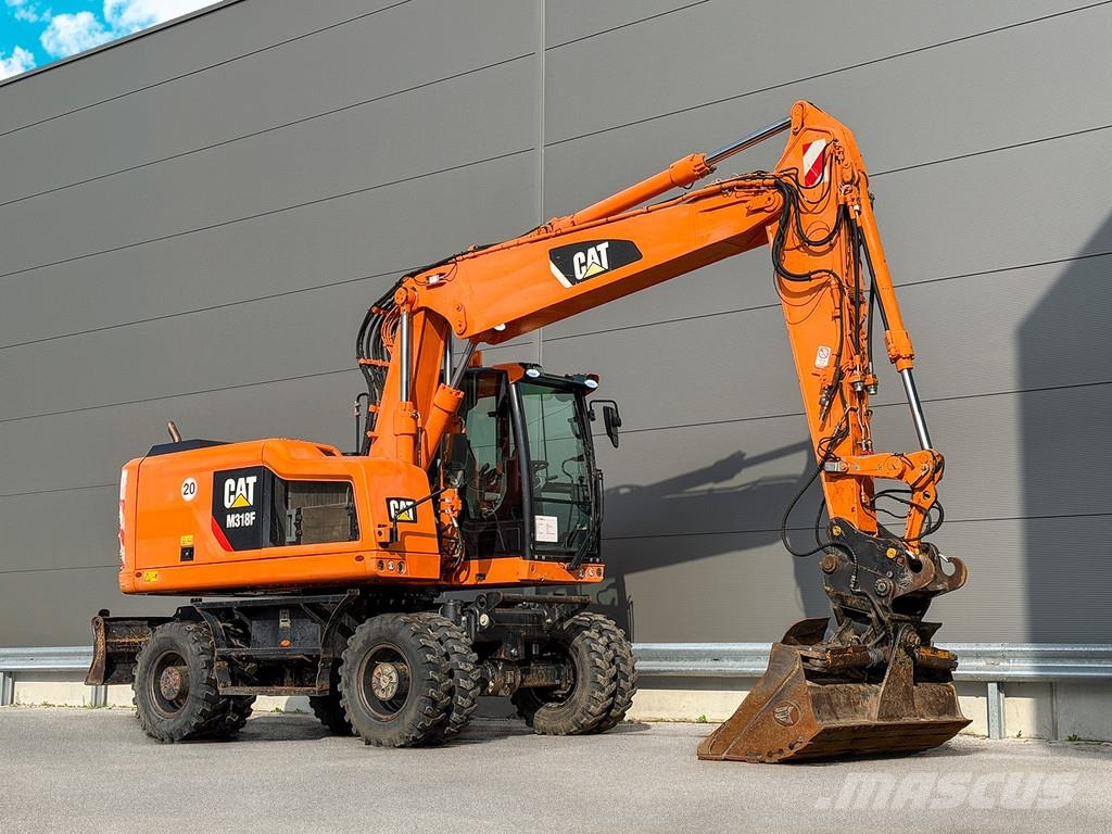 CAT M318F Ekskavatori uz riteņiem