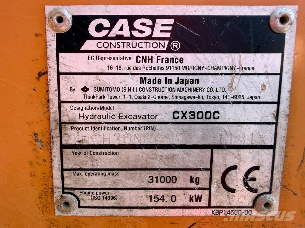 CASE CX 300 C Bageri guseničari