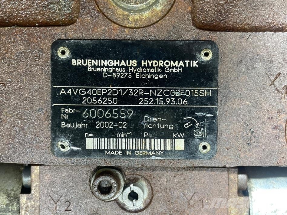 Brueninghaus Hydromatik A4VG40EP2D1/32R-R902056250-Drive pump/Fahrpumpe Hidraulice