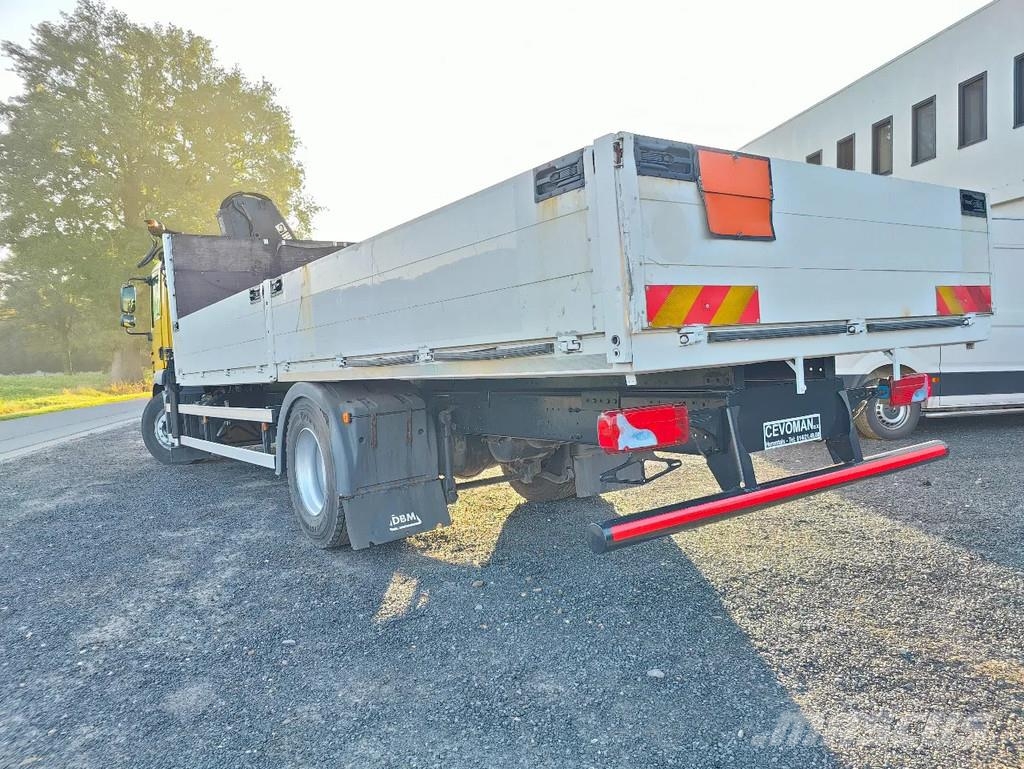 MAN TGM 18.250 Open box + HIAB 166-3 Flakbilar