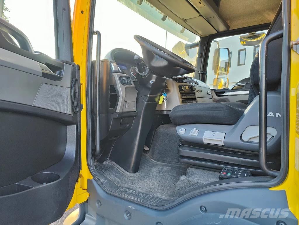 MAN TGM 18.250 Open box + HIAB 166-3 Flakbilar