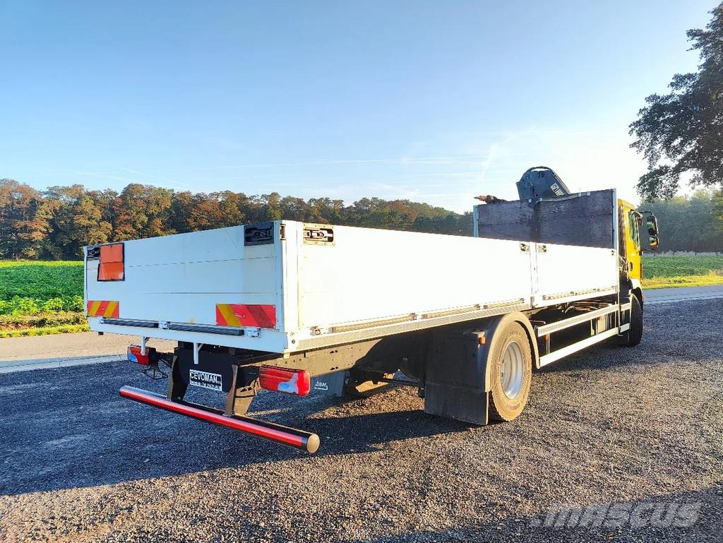 MAN TGM 18.250 Open box + HIAB 166-3 Flakbilar