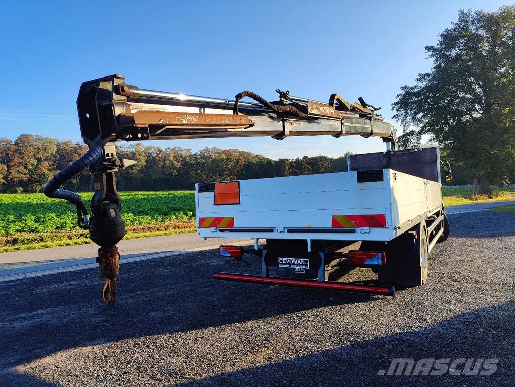 MAN TGM 18.250 Open box + HIAB 166-3 Flakbilar
