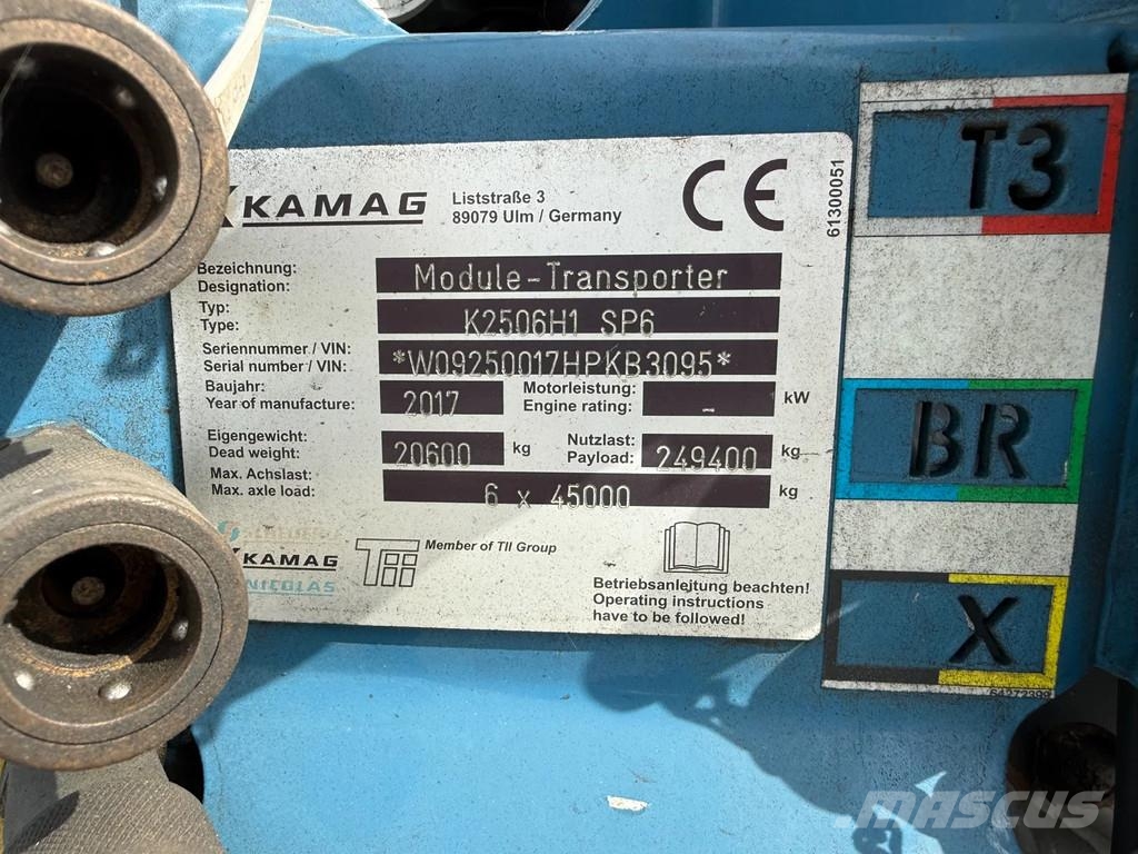 Kamag K25 SP6 Прочие полуприцепы