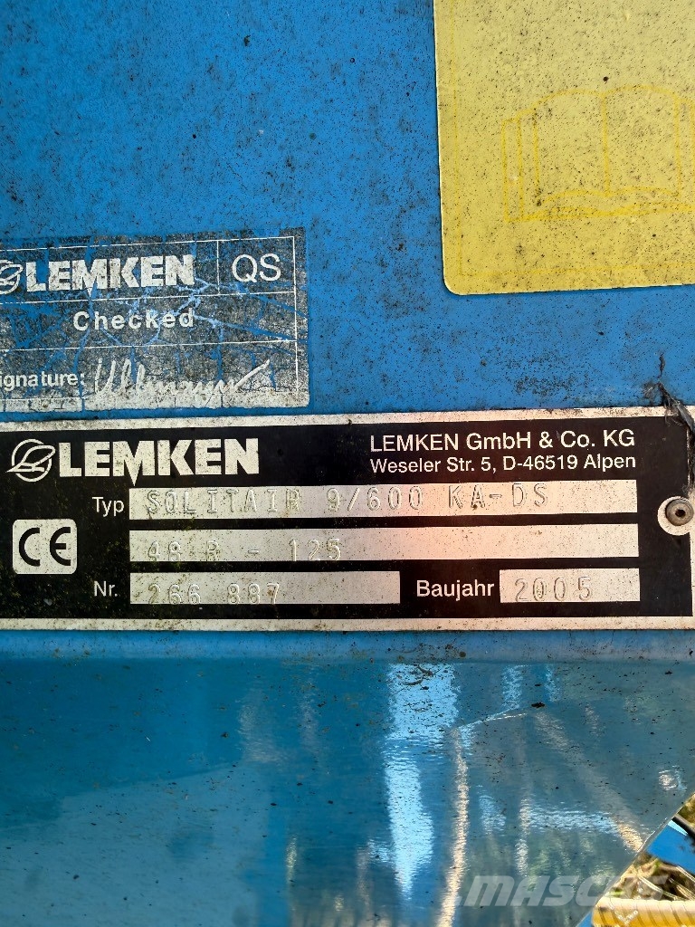 Lemken Solitair 9/600 K A Sejalnice