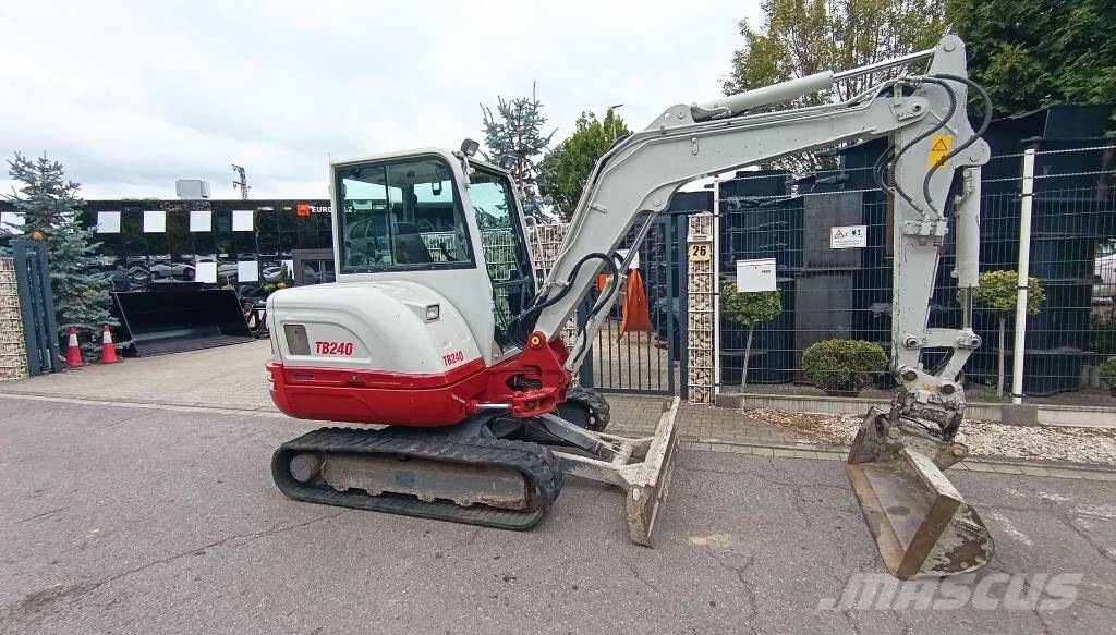 Takeuchi TB 240 Powertilt Schnellwechsler MS03 mit Löffel Mini excavadoras < 7t