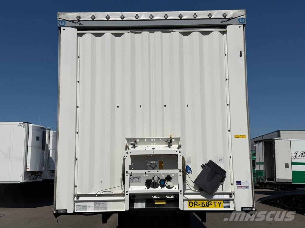 Krone SE City / Schuifzeil-Dak / 2500 Laadklep / Stuur-a Semirremolques de caja de lona