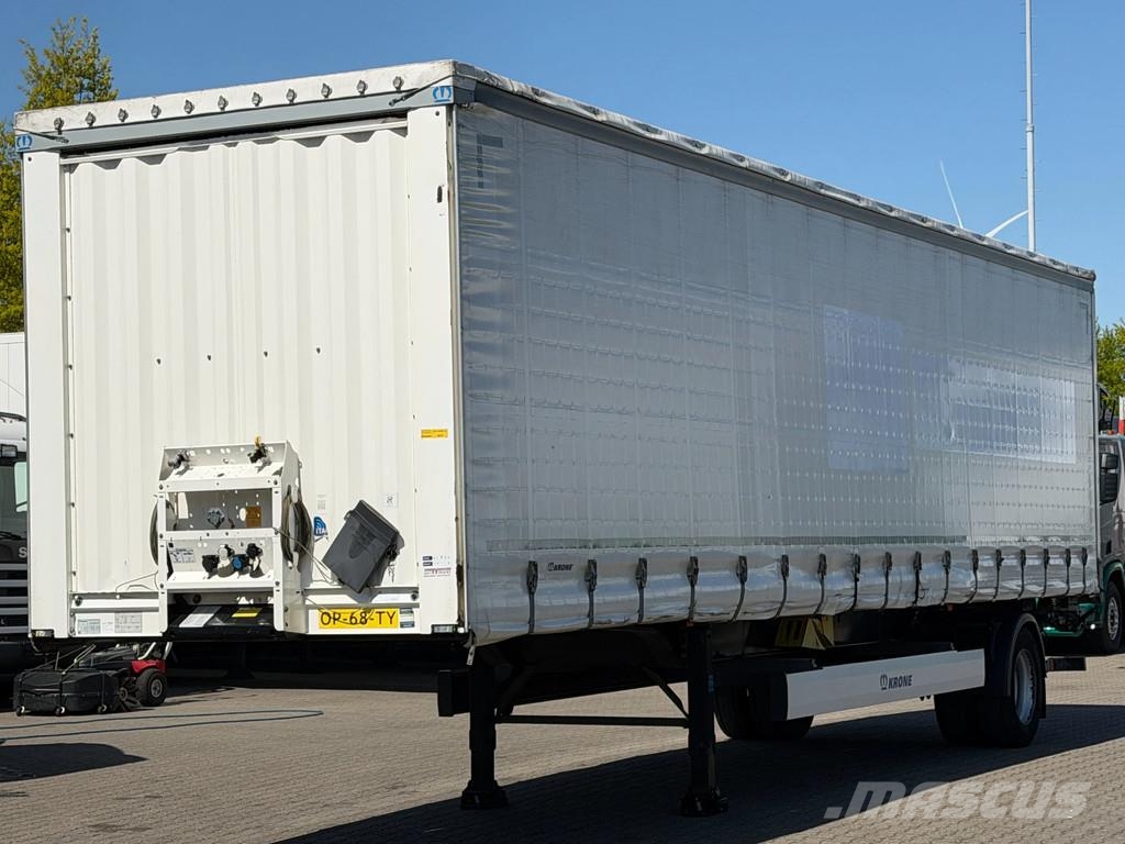 Krone SE City / Schuifzeil-Dak / 2500 Laadklep / Stuur-a Semirremolques de caja de lona
