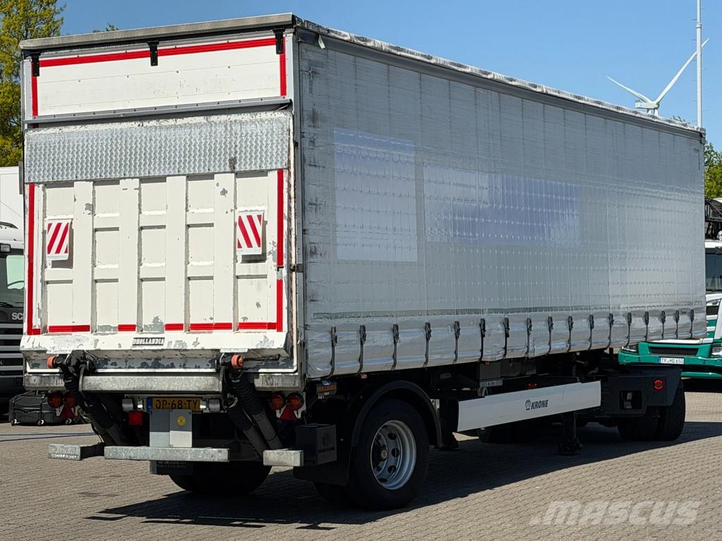 Krone SE City / Schuifzeil-Dak / 2500 Laadklep / Stuur-a Semi Reboques Cortinas Laterais