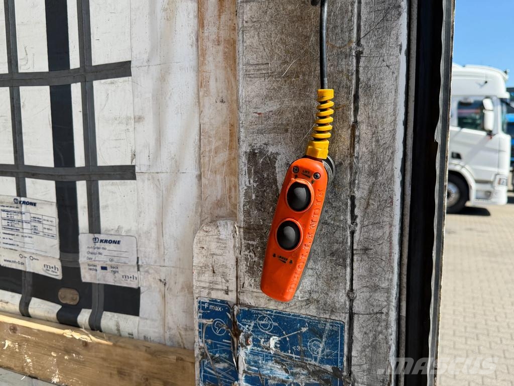 Krone SE City / Schuifzeil-Dak / 2500 Laadklep / Stuur-a Semi Reboques Cortinas Laterais