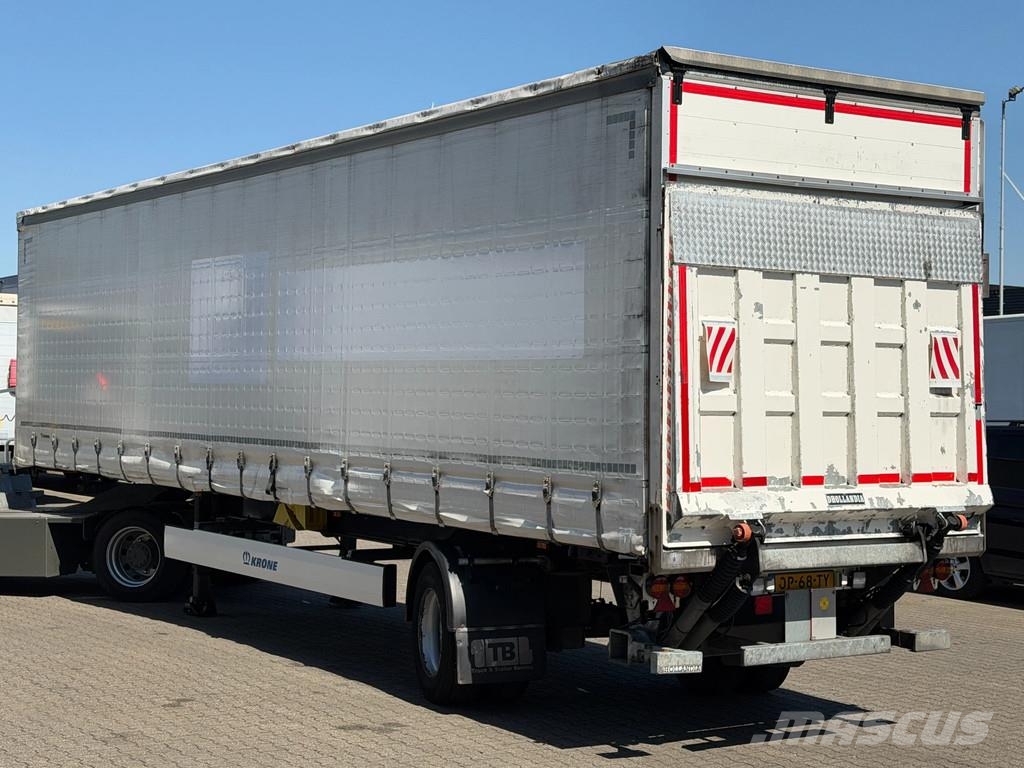 Krone SE City / Schuifzeil-Dak / 2500 Laadklep / Stuur-a Semirremolques de caja de lona