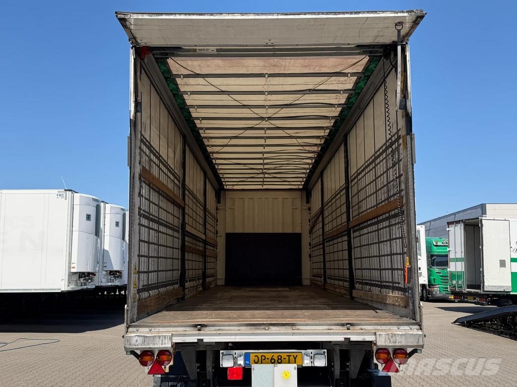 Krone SE City / Schuifzeil-Dak / 2500 Laadklep / Stuur-a Semi Reboques Cortinas Laterais