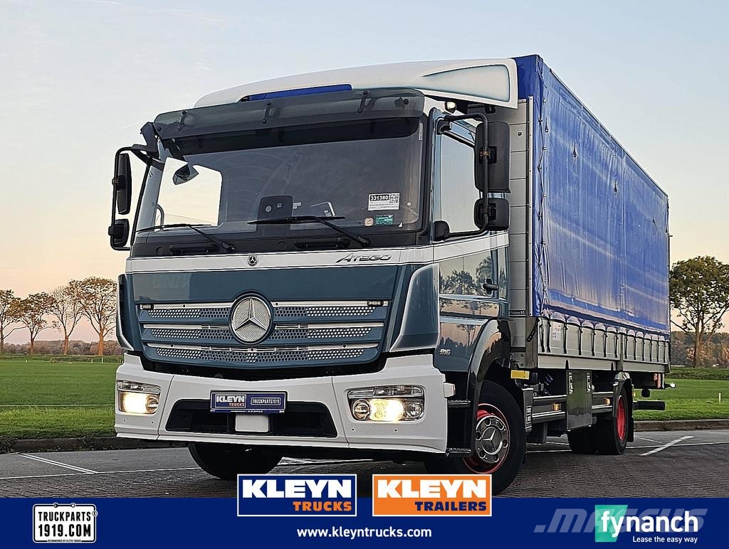 Mercedes-Benz ATEGO 916 Box Curtainsider Taillift Airco Automati カーテンサイダートラック