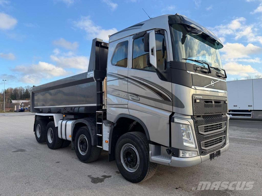 Volvo FH540 8X4 EURO6 + RETARDER + STEEL/AIR + LIFTING A شاحنات قلابة