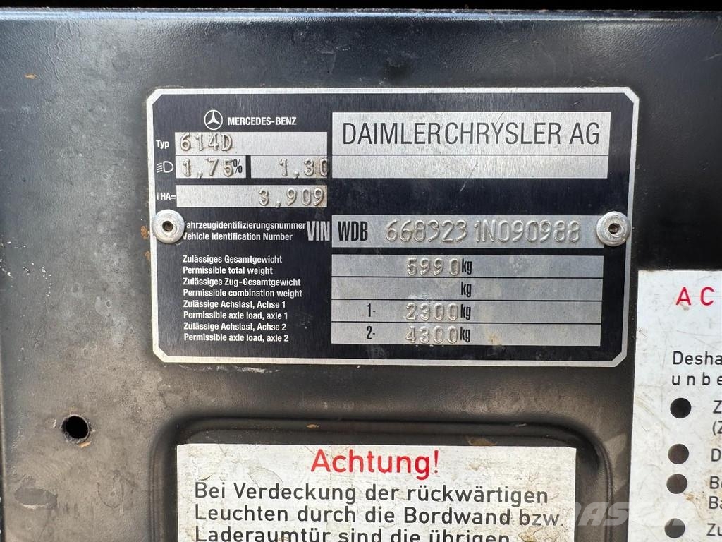 Mercedes-Benz Vario 614, Fassi F38A 2, Rotator, 2 x Extra Funkti Автокраны