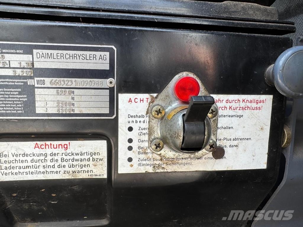 Mercedes-Benz Vario 614, Fassi F38A 2, Rotator, 2 x Extra Funkti Автокраны