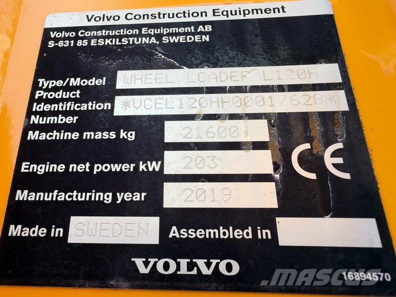 Volvo L 120 H Ostale poljoprivredne mašine