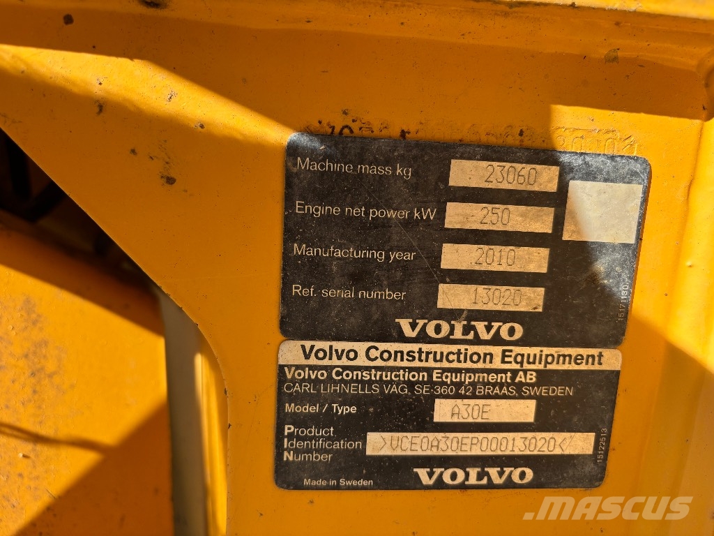 Volvo A 30 E 铰接式自卸车