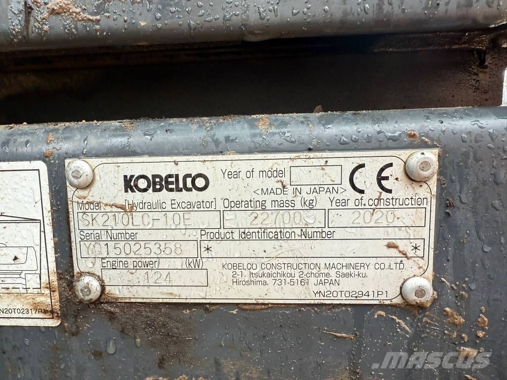 Kobelco SK 210 LC-10 Excavadoras sobre orugas