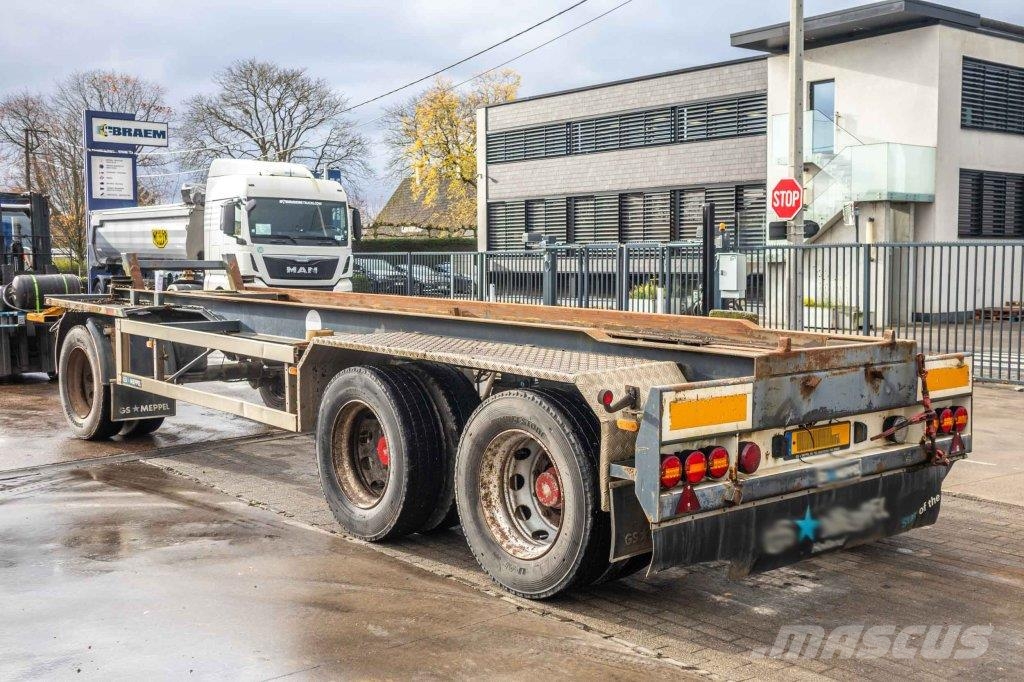Meppel AV-2800R-CONTAINER Containerframe/Skiploader trailers
