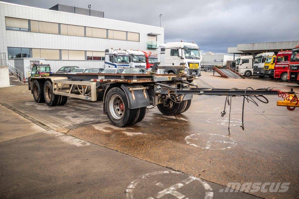 Meppel AV-2800R-CONTAINER Containerframe/Skiploader trailers